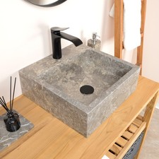 Lavabo 40 cm marmo-pietra KAYA