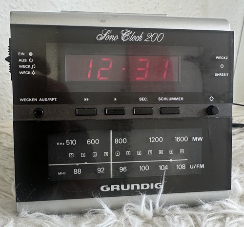 Grundig sono clock 200 argento - sono,