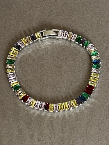 Bracciale tennis baguette