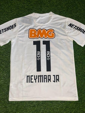 Maglia maglia calcio Santos 2012/13 Home Neymar Jr #11 retro bianca S
