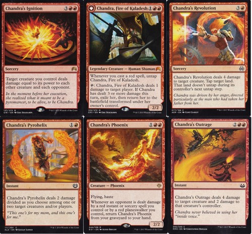 Mazzo chandra burn kaladesh - burn,
