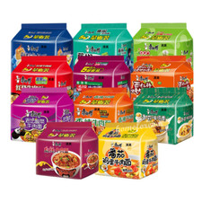 5 sacchetti Kangshifu tagliatelle istantanee multi sapore cibo musulmano QINGZHEN 康师傅清真方便面 多种口味