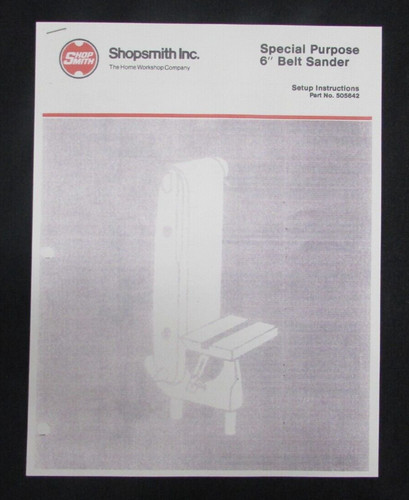 Shopsmith levigatrice nastro - a,