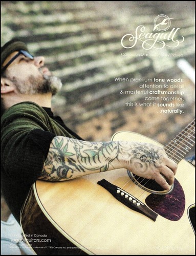 Pubblicità chitarra acustica