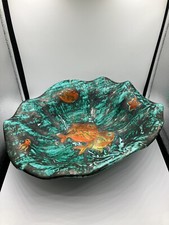 Deruta Centrotavola Vecchio Pesci Rossi 