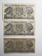 Italy 500 lire - lire, note