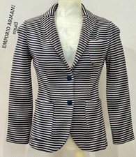 Blazer donna blu navy righe - blazer,
