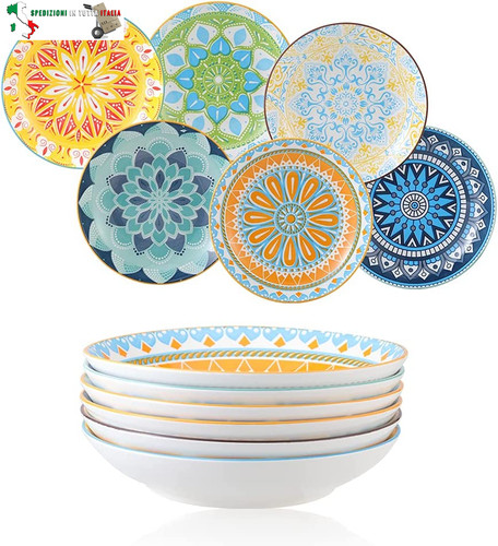 Ceramica piatti fondi piatto - piatti,