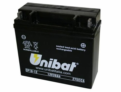 Batteria moto unibat agm 12v - batteria,