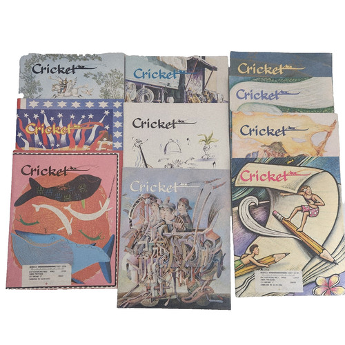 Cricket magazine lot vtg - cricket,