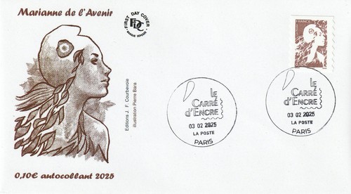 Fdc 2025 enveloppe 1er - fdc,