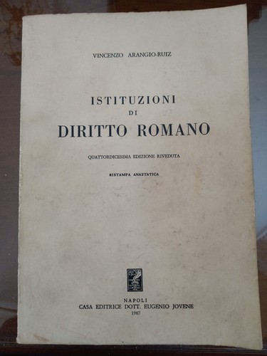 Istituzioni diritto romano - di,