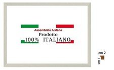 Cornice Bianca opaca in legno