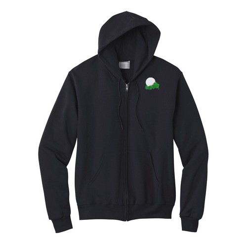 Felpa con cappuccio - full, zip