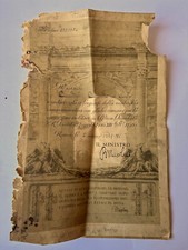 Vecchio diploma per medaglia