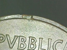 10 LIRE 1972 ERRORE - ROTTURA