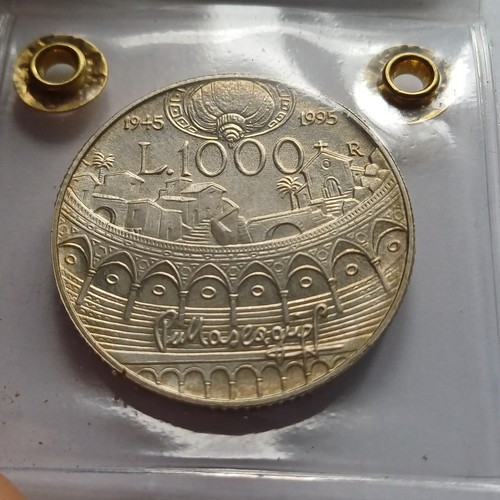Silver coin 1000 lire 1995 - coin,