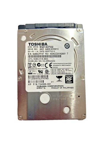 Hard disk 320gb toshiba - disk,
