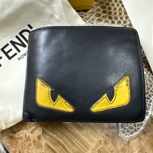 Fendi portafoglio fold nero - fendi,