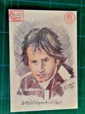 GILLES VILLENEUVE, CARTOLINA N°47 DI 1000, 1992