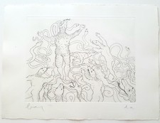 Incisione all'acquaforte di