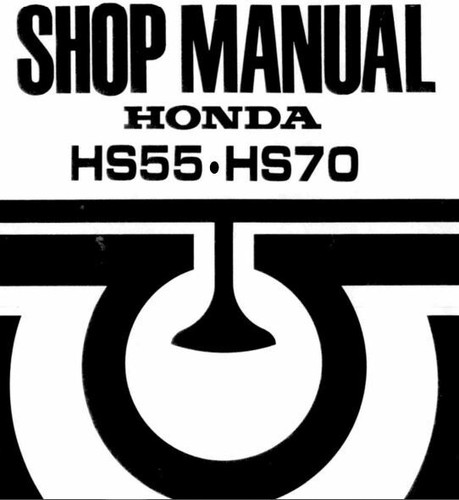 Honda hs55 hs70 hs80 manuale - honda,