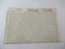 ANTICO GIORNALE 1813 THE TIMES