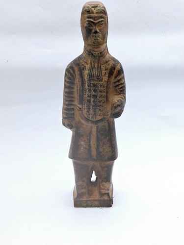 Statua guerriero terracotta - statua,
