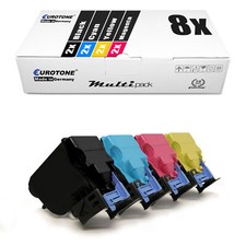 8 toner ECO sostituisce Konica Minolta TNP22C TNP22K TNP22M TNP22Y TNP22