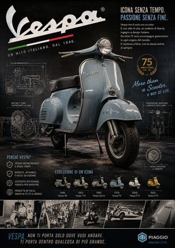 Poster vespa vintage - poster,