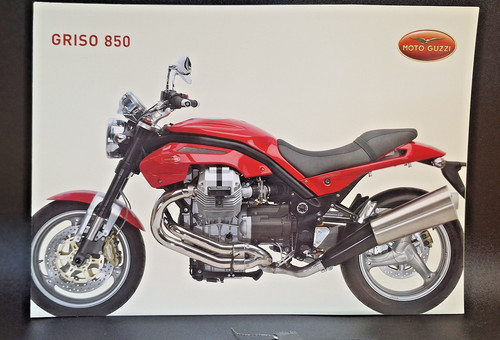 Brochure depliant moto guzzi - depliant,