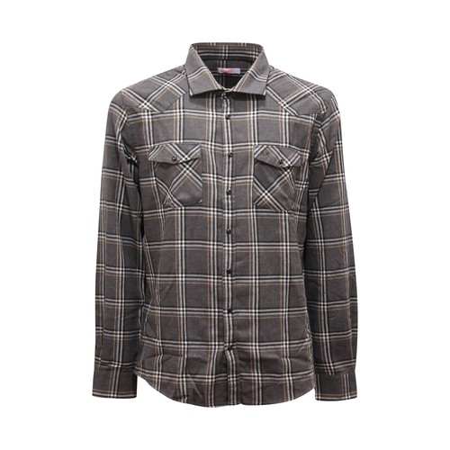 M9639 camicia flanella uomo - flanella,