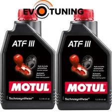 2 Litri Olio Idroguida Trasmissioni Servosterzo Atf Motul Dexron III 3 ROSSO