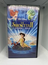 Vhs La Sirenetta II 2 Ritorno Agli Abissi Walt Disney Film Videaocassetta (K16)