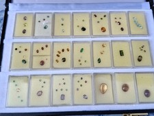 80 pezzi,Cofanetto con Gemme per Creare Gioielli e Anelli Per ORAFI  ARTIGIANI 