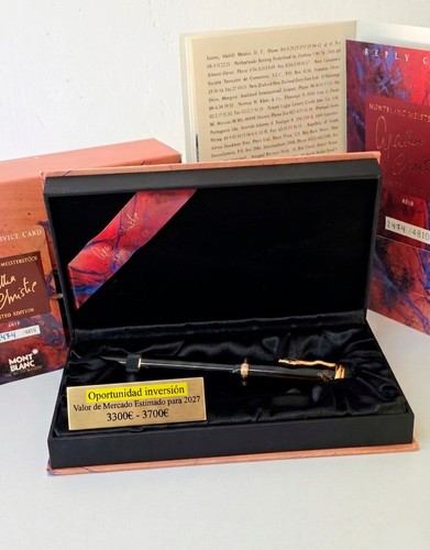 Pluma estilográfica montblanc - pluma,