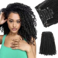 Kinky Clip Ricci in Extension Capelli Veri Extension Clip in Capelli Umani Ext
