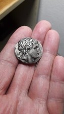 Antica Moneta Greca - Riproduzione Silver  Plated -  Ancient Greek Coins