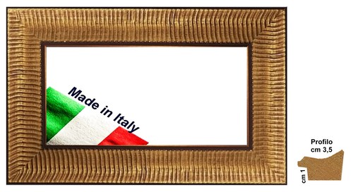 Cornice oro bronzo legno - cornice,