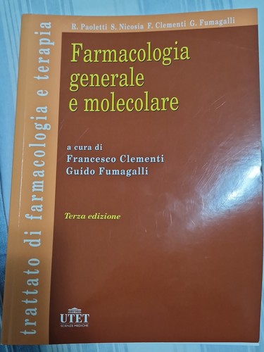 Farmacologia generale - , e