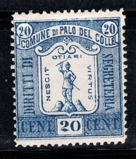 Palo del Colle - Nuovo ** 100% marche comunali 20 cent.Diritti di Segreteria
