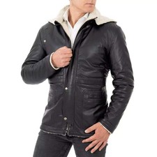 Cappotto Giacca In Vera Pelle