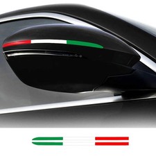 Kit 2 Adesivi Specchietto Alfa Romeo per Giulia Giulietta 159 156 Mito Stelvio