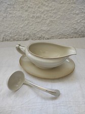 Salsiera Con Mestolino In Porcellana Heinrich & Co Selb Bavaria - Anni '40