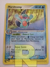 Marshtomp ® EX Rubino e Zaffiro 41/109 ® Non Comune ® Inglese Good+