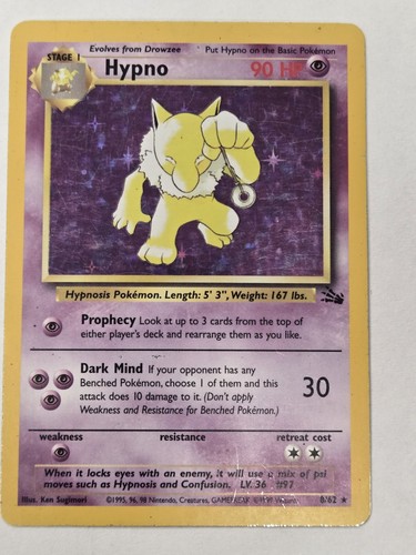 Hypno fossil holo - fossil,
