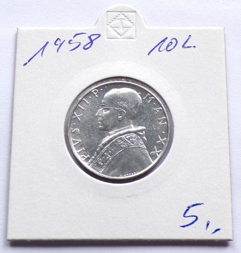 Vaticano lire 1958 papa - 10,