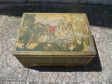 Scatola di latta Litografata Porcheddu Magnesia S.Pellegrino Carnevale Venezia