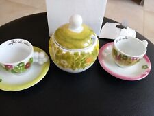 SET 2 TAZZINE E 1 ZUCCHERIERA