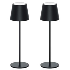 [6 COLORI] 2 LAMPADE DA TAVOLO TOUCH LED RICARICABILE USB POLDINA BAR RISTORANTE